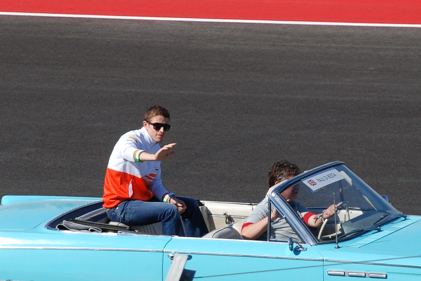 Paul di Resta at the 2012 United States Grand Prix