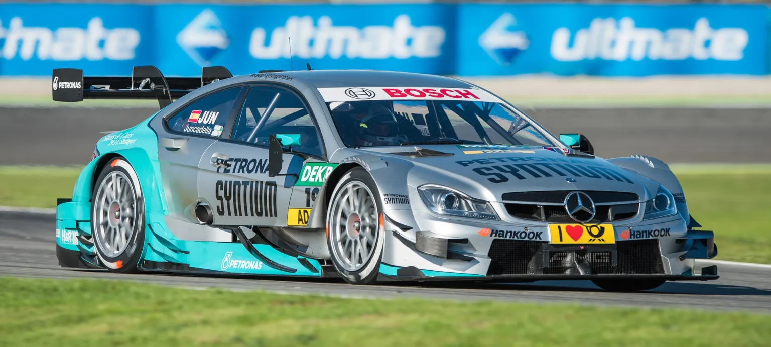 Daniel Juncadella driving in the 2014 DTM at Hockenheimring