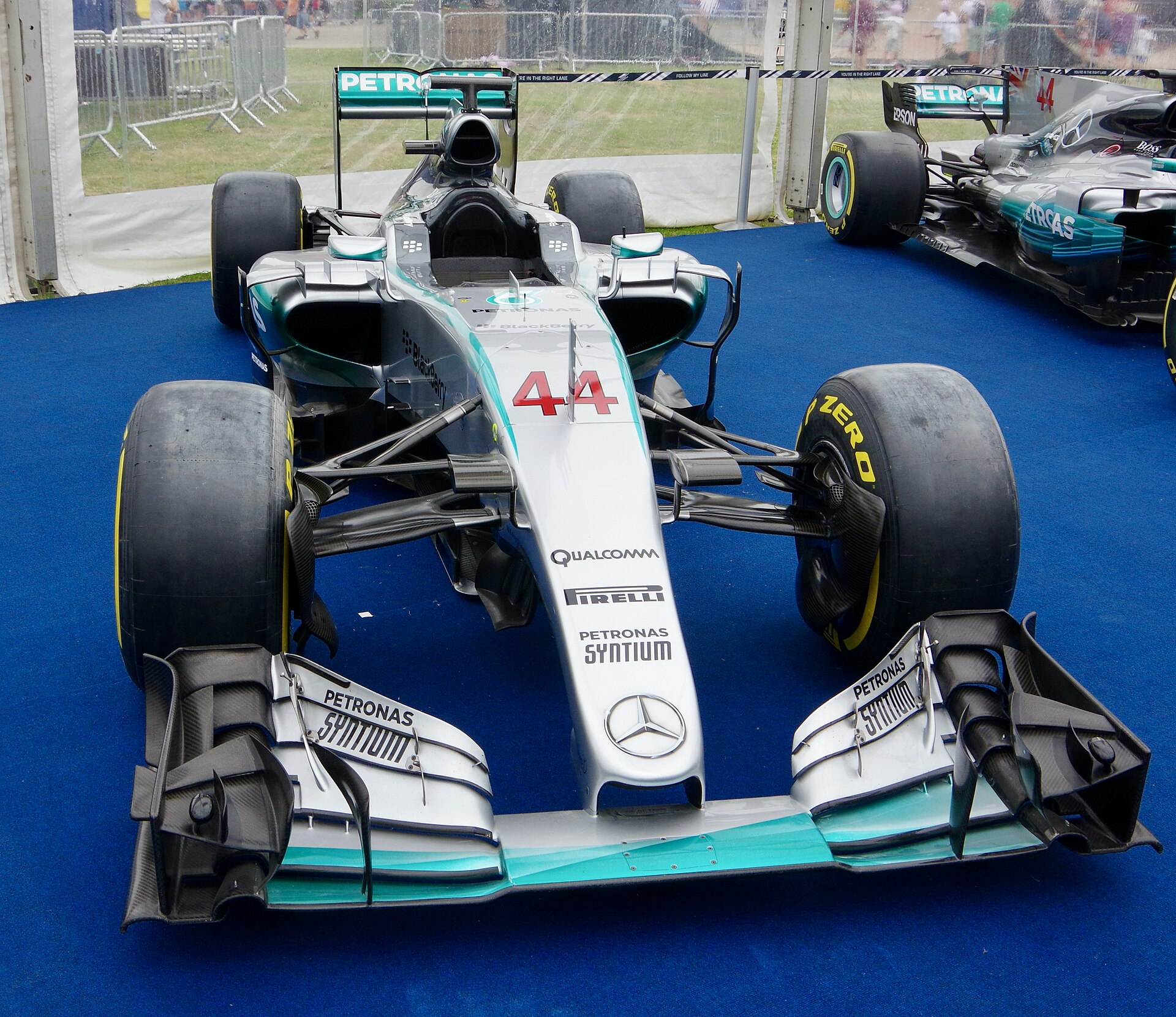 Lewis Hamilton's 2015 Mercedes W06 Hybrid Formula 1 Car