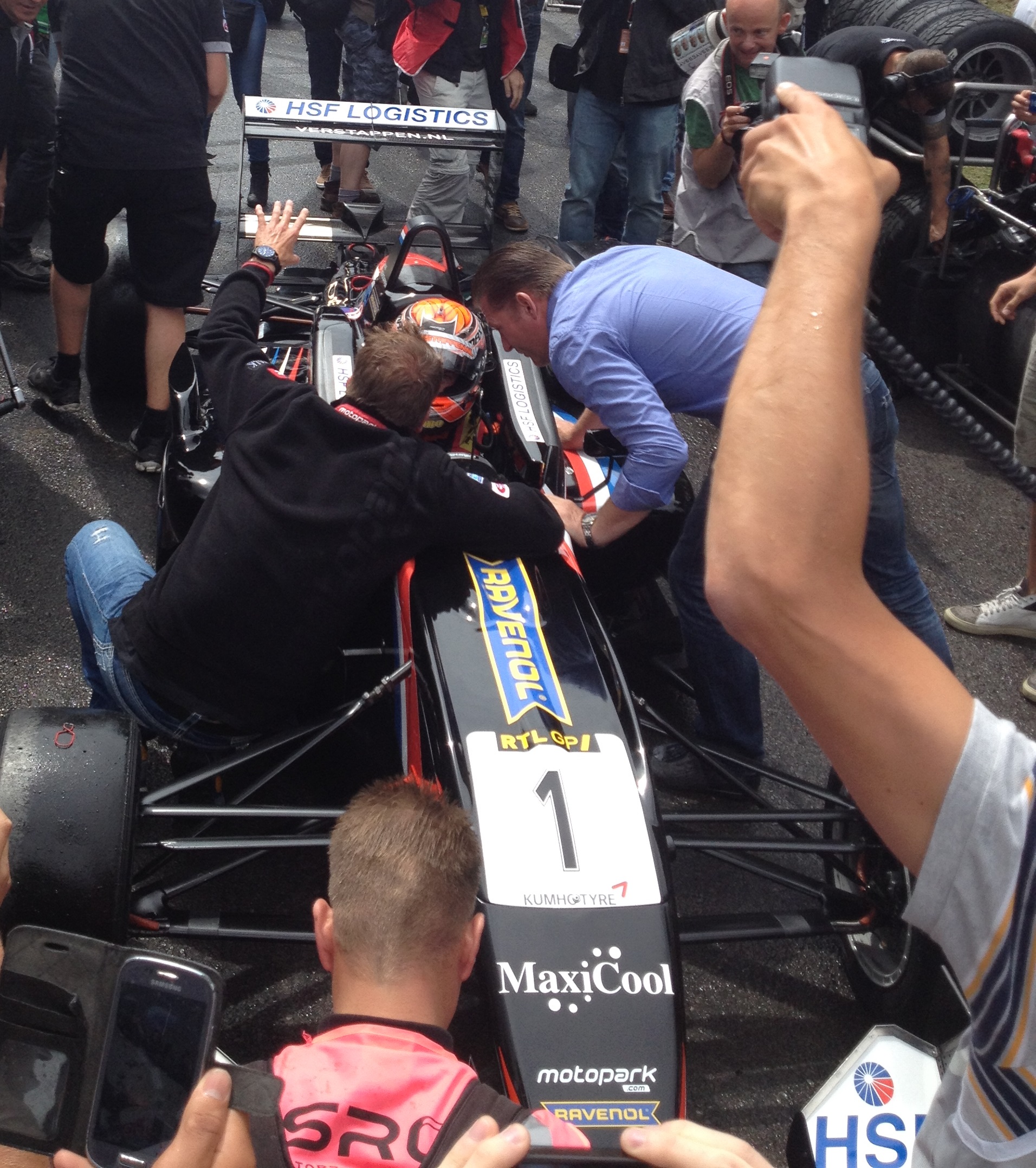 Max Verstappen at the 2014 Zandvoort Masters