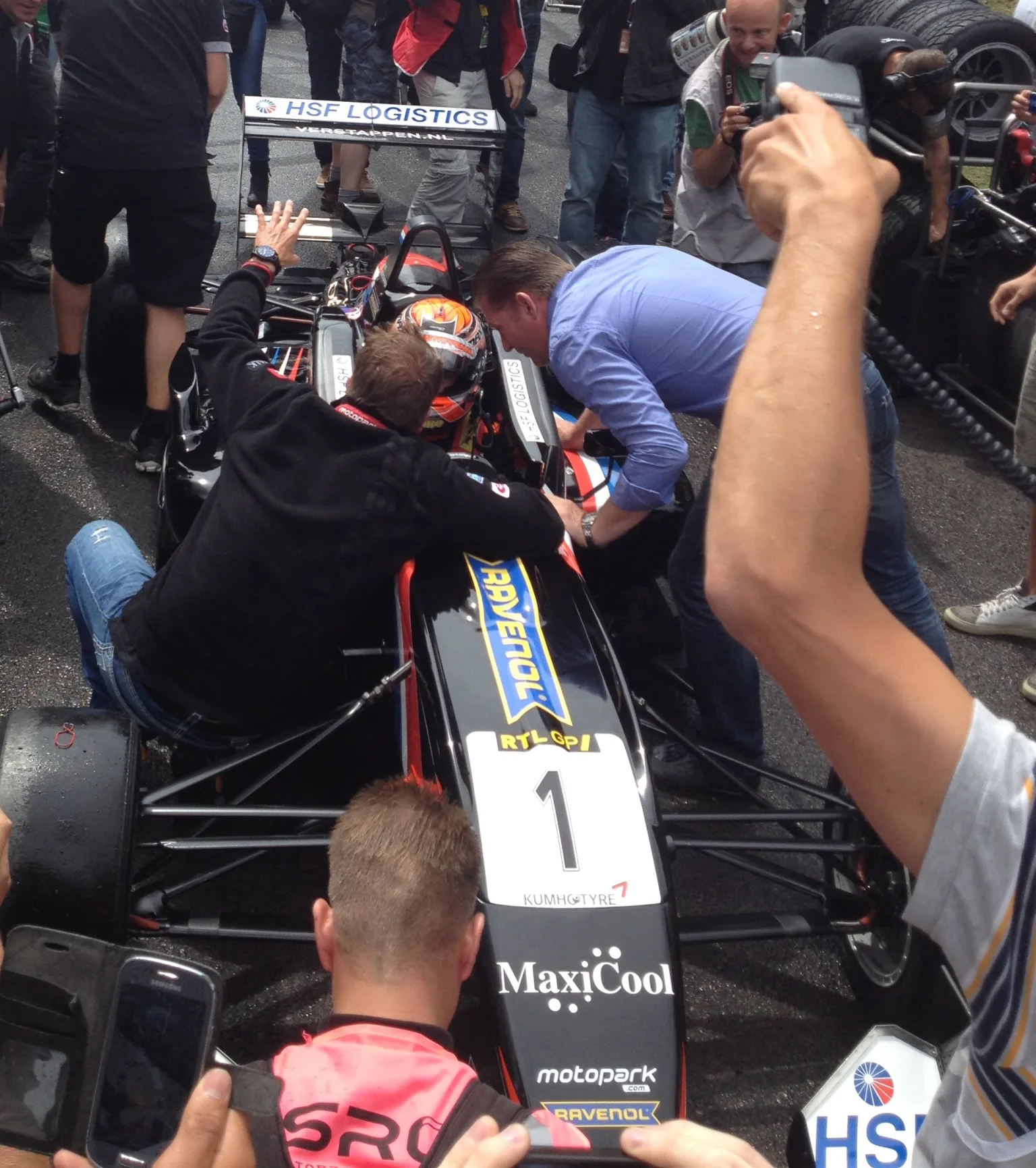 Max Verstappen at the 2014 Zandvoort Masters