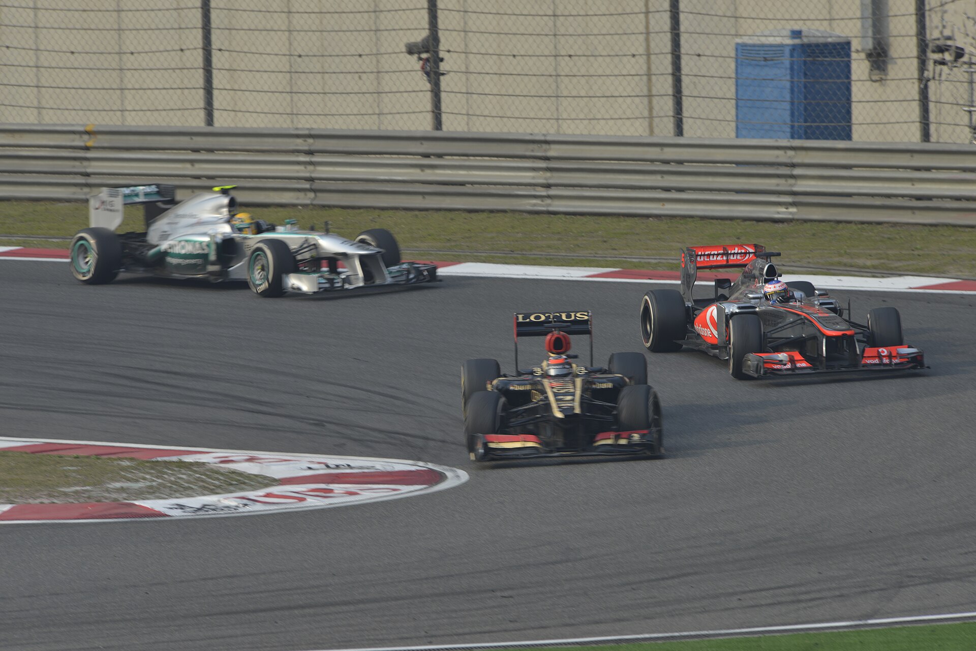 2013 Formula 1 cars at the Chinese Grand Prix