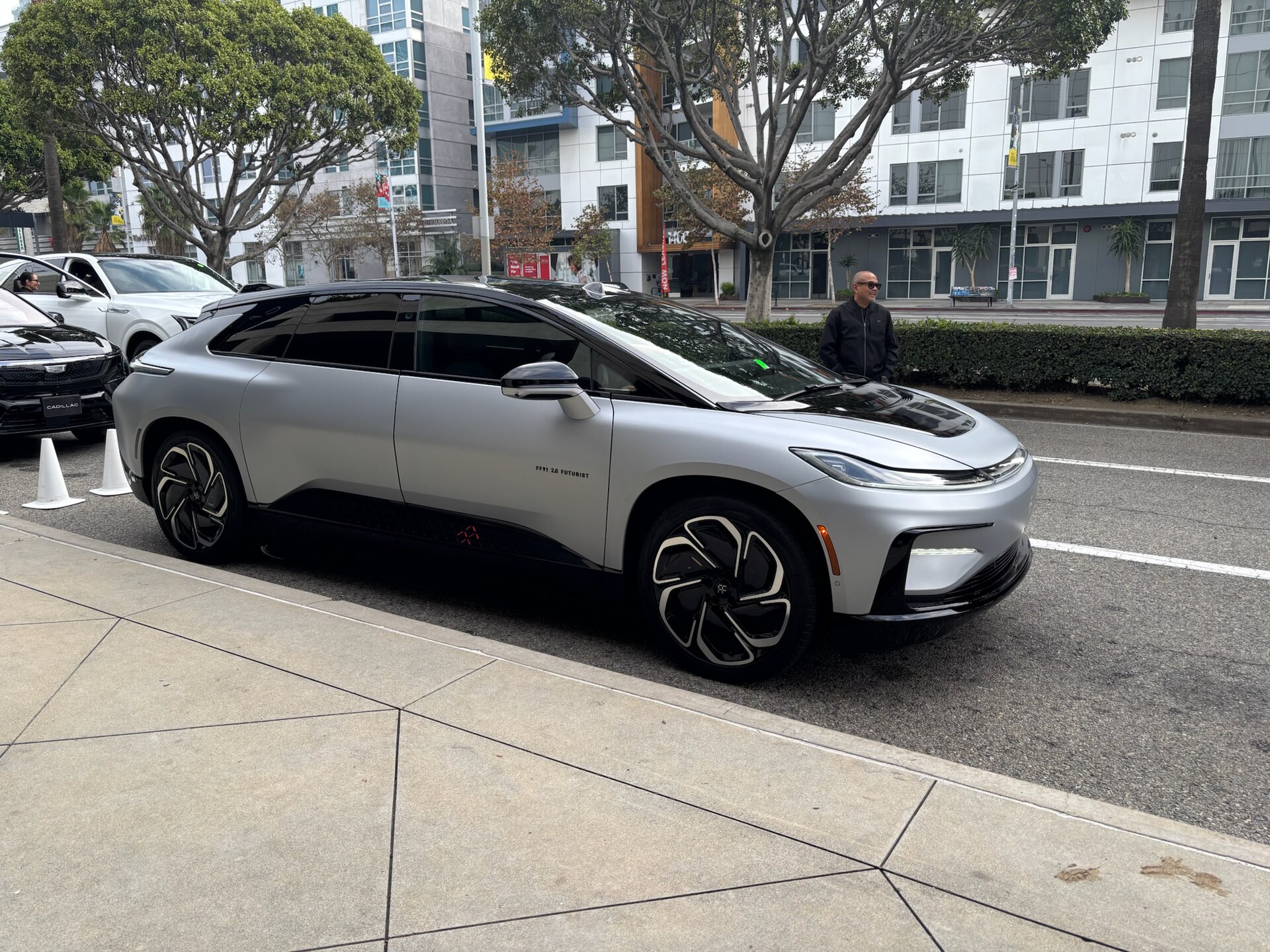 Faraday Future FF91 electric SUV at a 2017 event