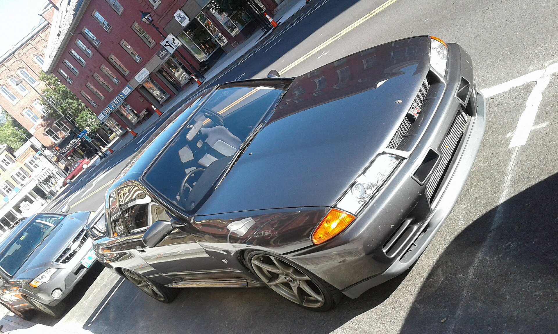 Nissan Skyline GT-R R34 in downtown Montpelier, VT, July 2017