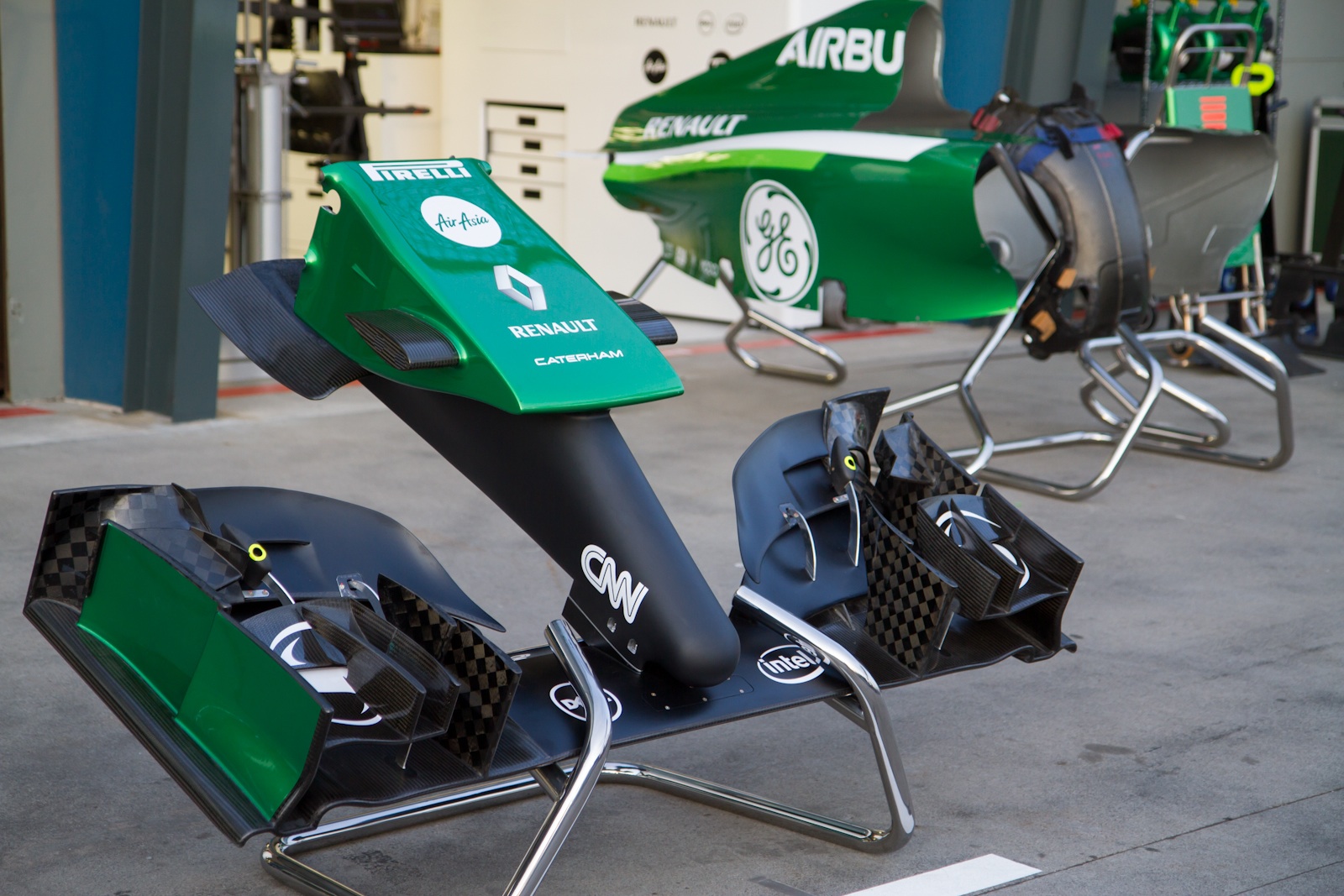 Caterham CT05 nose, 2014 Formula 1 season
