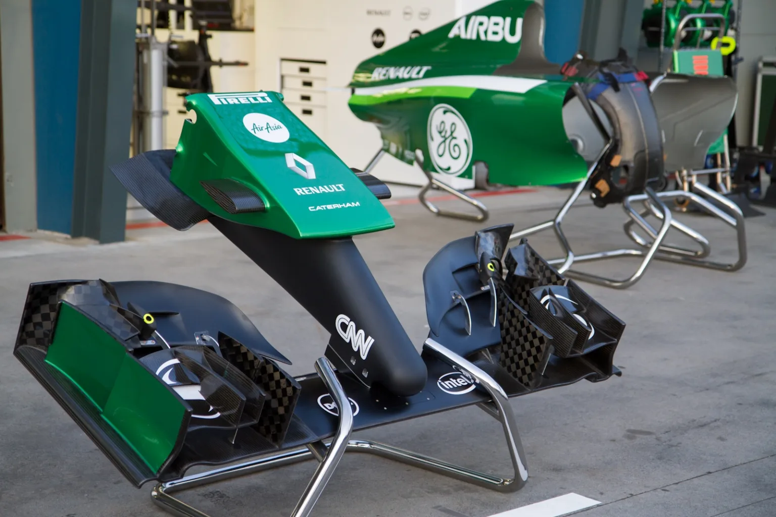 Caterham CT05 nose, 2014 Formula 1 season