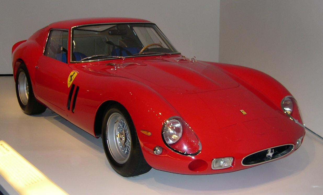 1962 Ferrari 250 GTO at a car event