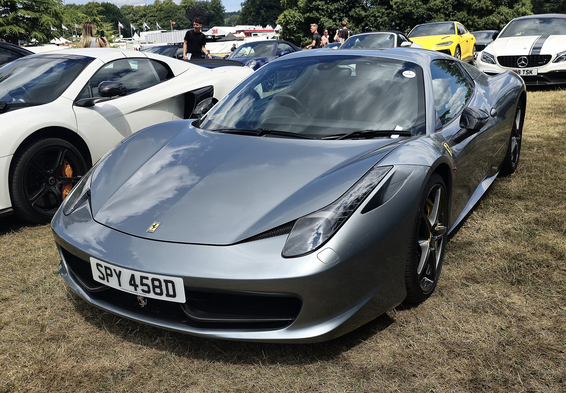 2014 Ferrari 458 Spider in grey
