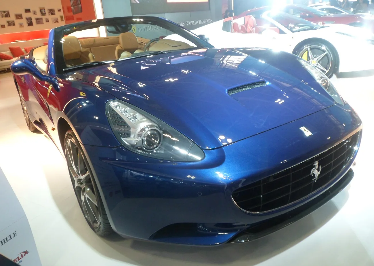 Ferrari California photographed in 2012