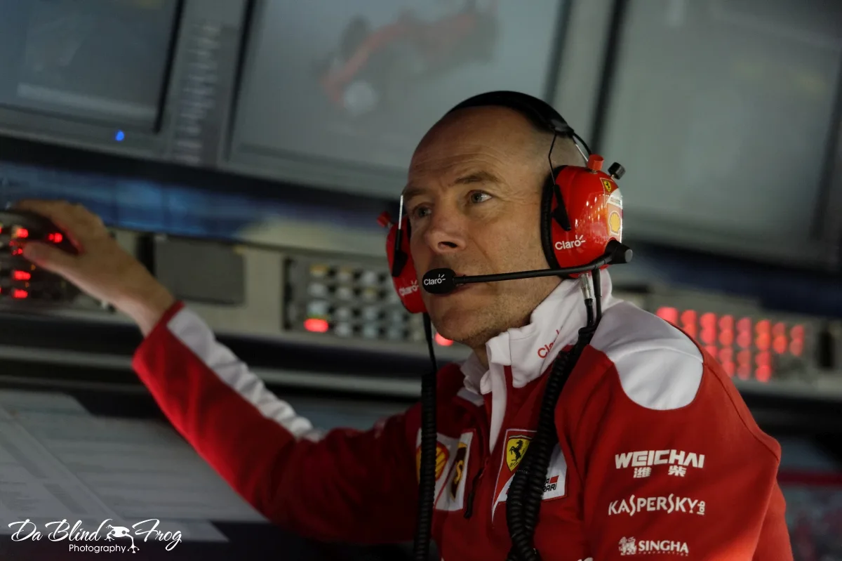 Jock Clear at the Bahrain Grand Prix, 2016.