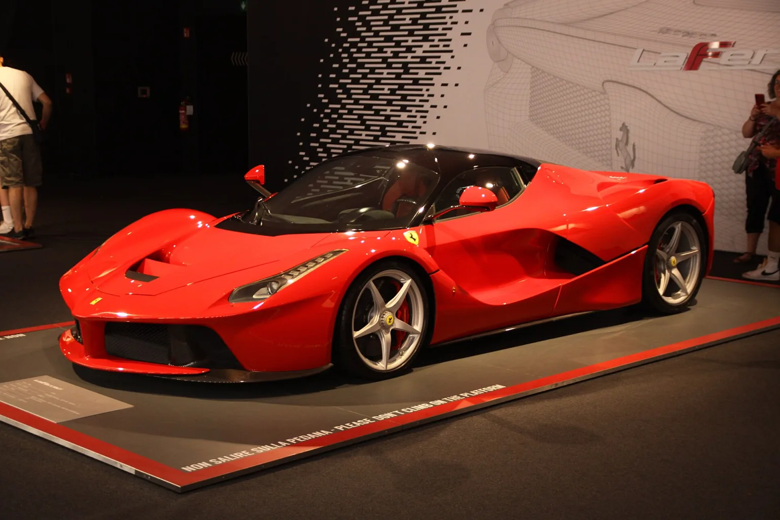 Ferrari LaFerrari at the Ferrari museum