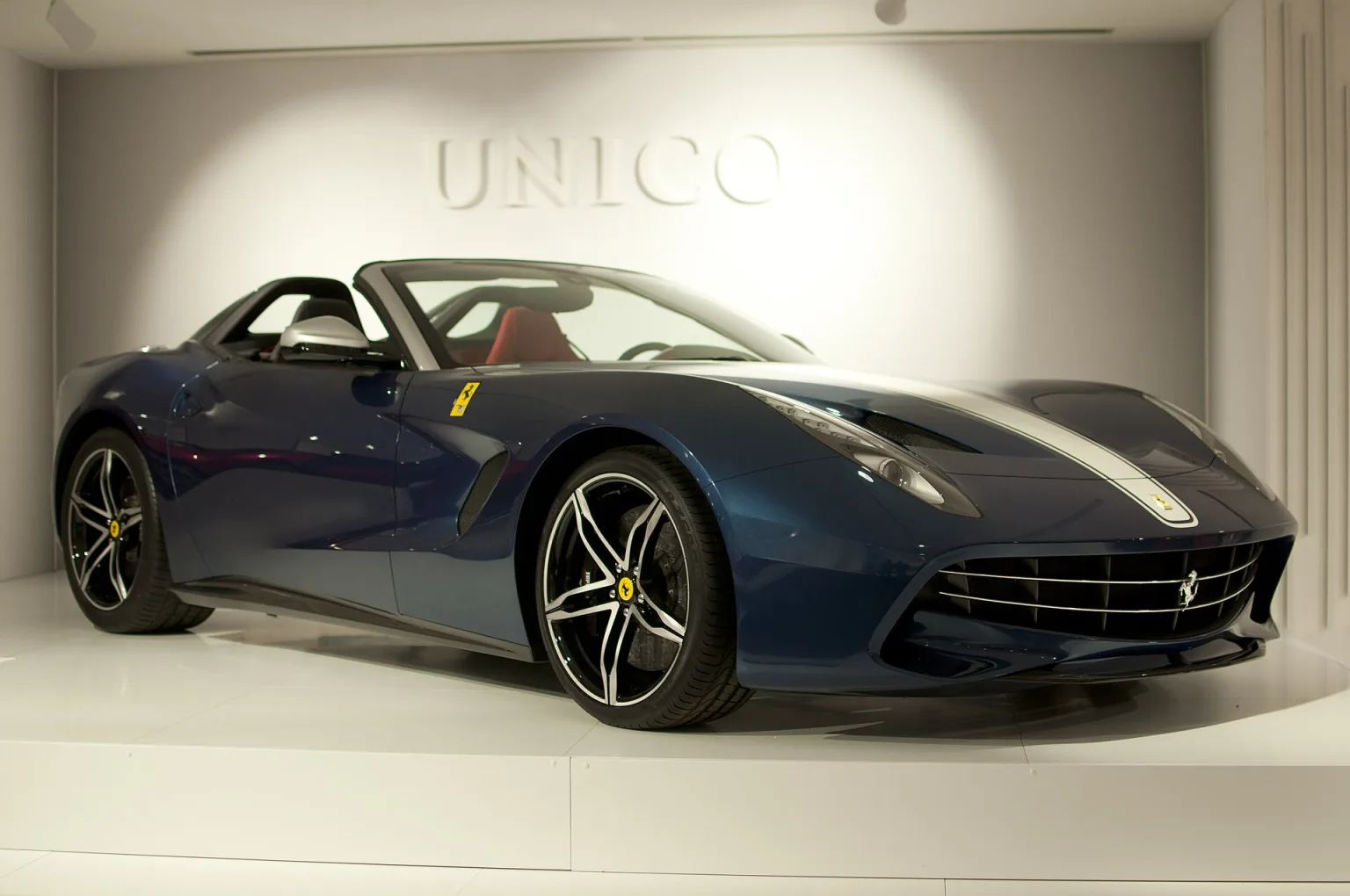 Ferrari F60 America on display at Museo Ferrari.