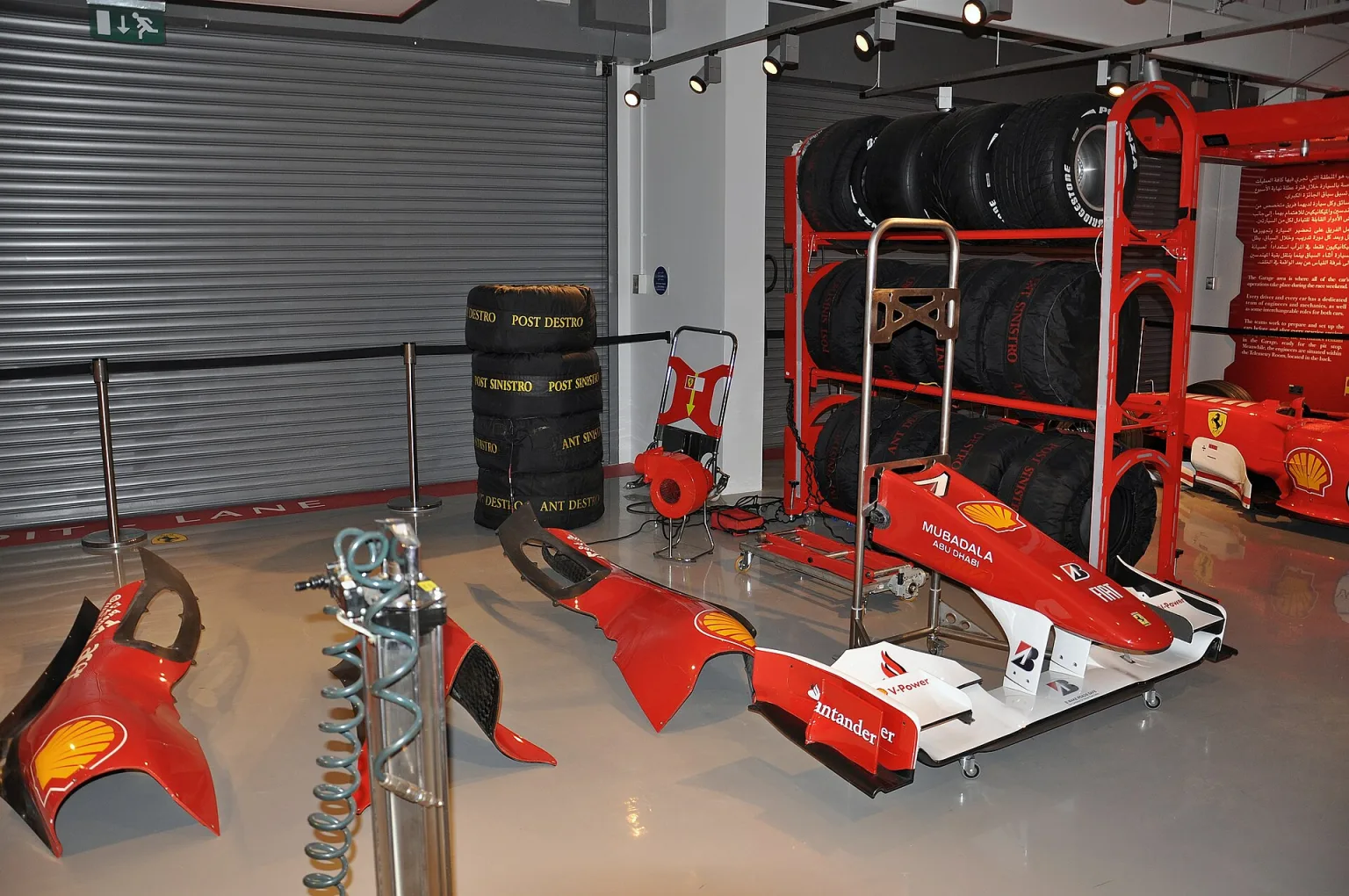 Ferrari World Abu Dhabi exterior, photographed in 2011.