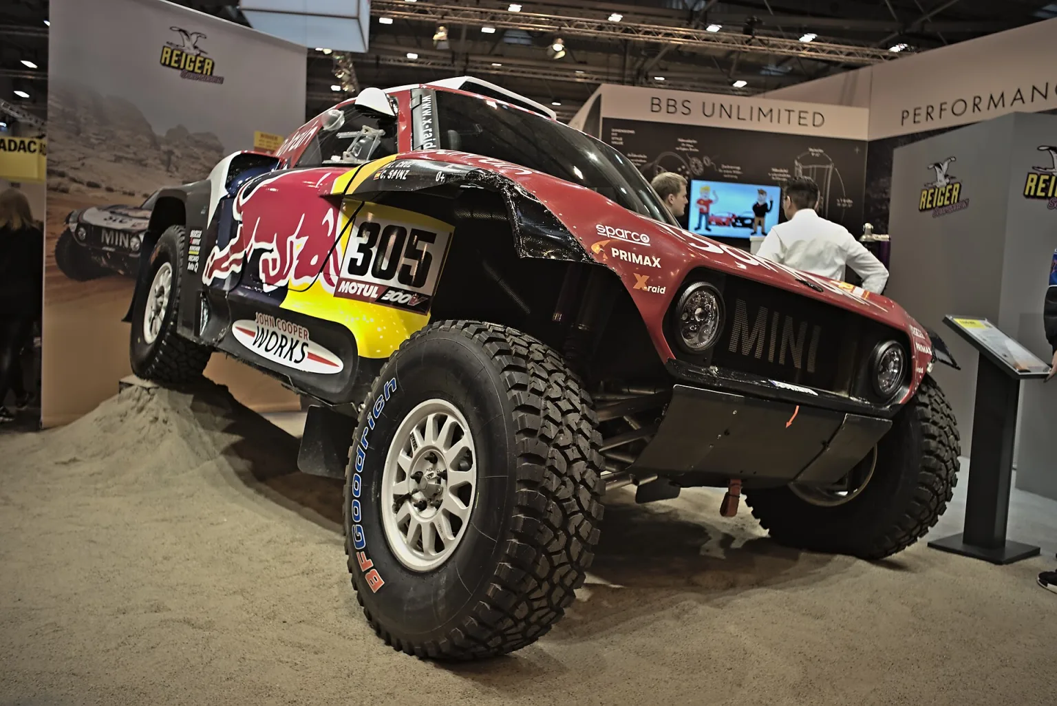 Mini John Cooper Works Buggy, a contemporary FIA European Baja Cup vehicle.