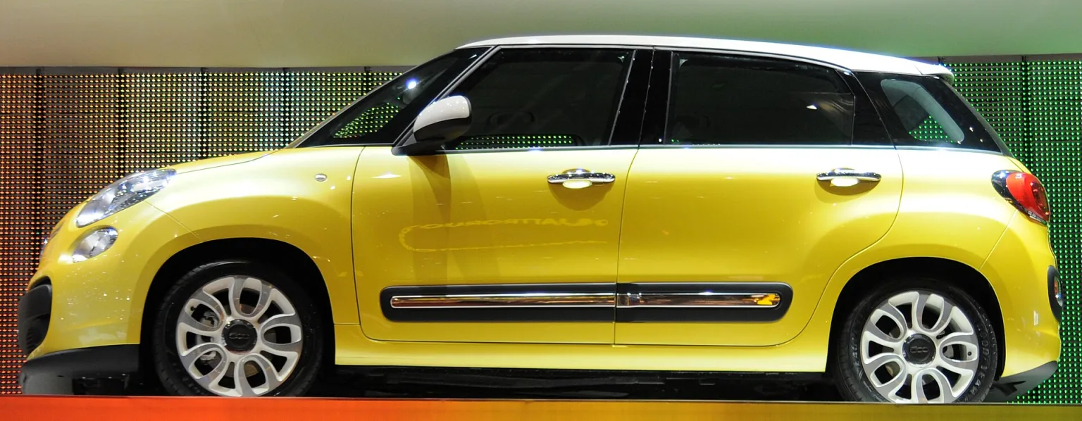Fiat 500L minivan, the production version of the Ellezero MPV project.
