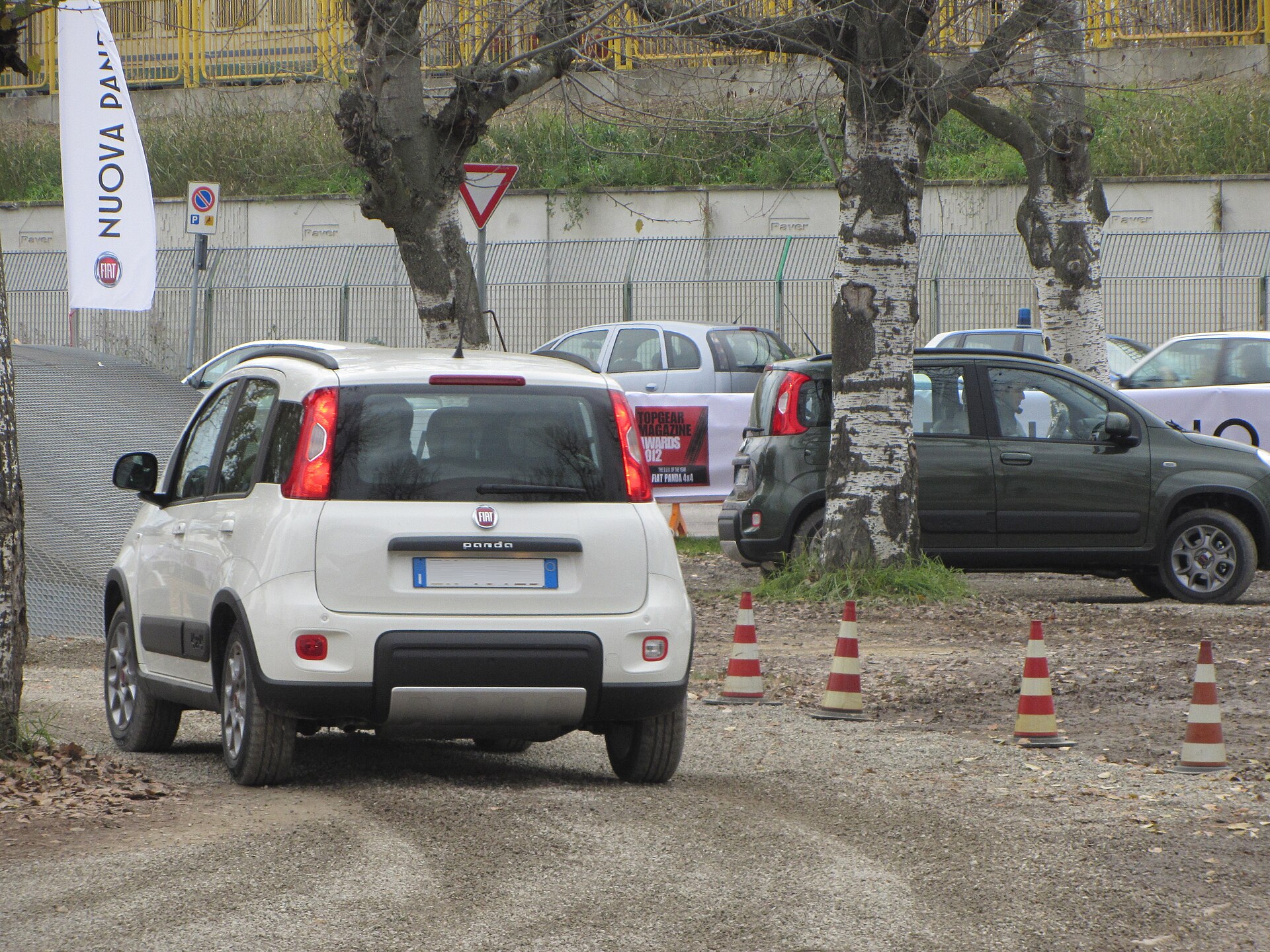 Fiat Panda 4x4 at Bologna Motor Show 2012, third generation model.