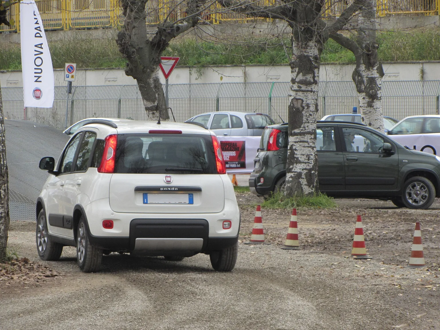 Fiat Panda 4x4 at Bologna Motor Show 2012, third generation model.