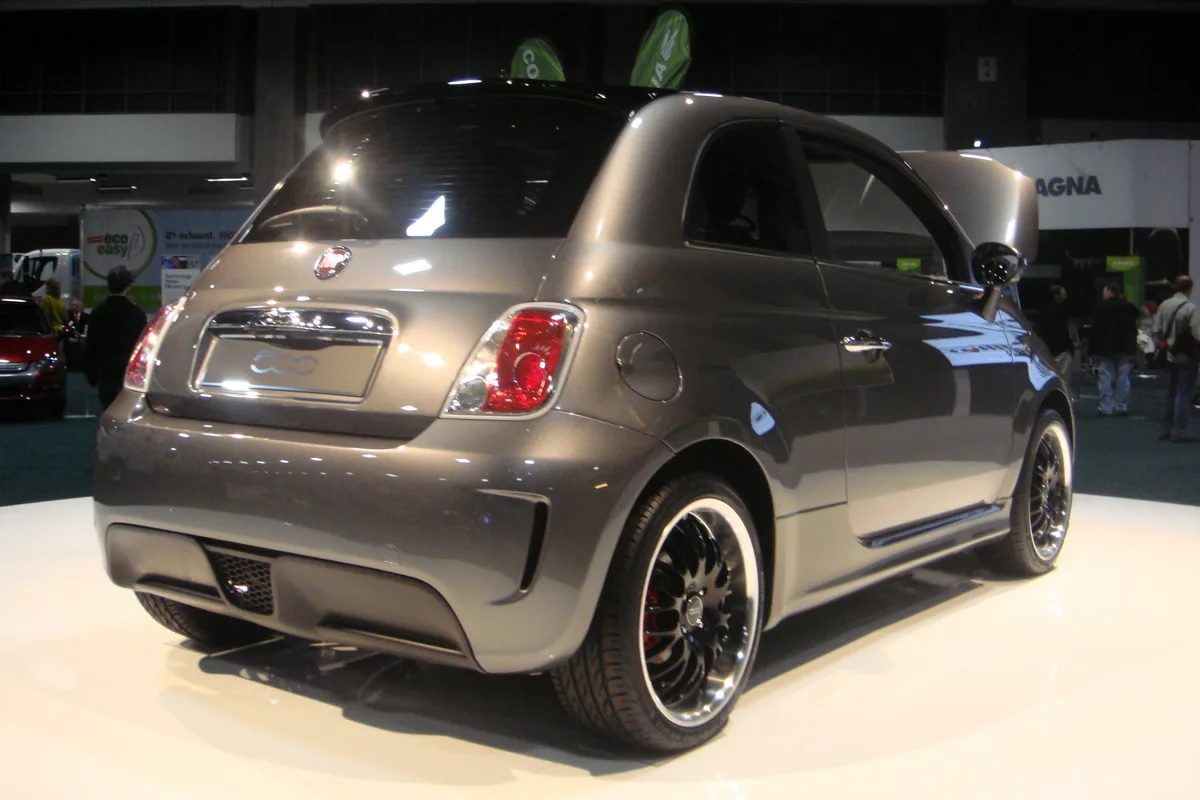 Fiat 500 Elettra at the 2010 Detroit Auto Show