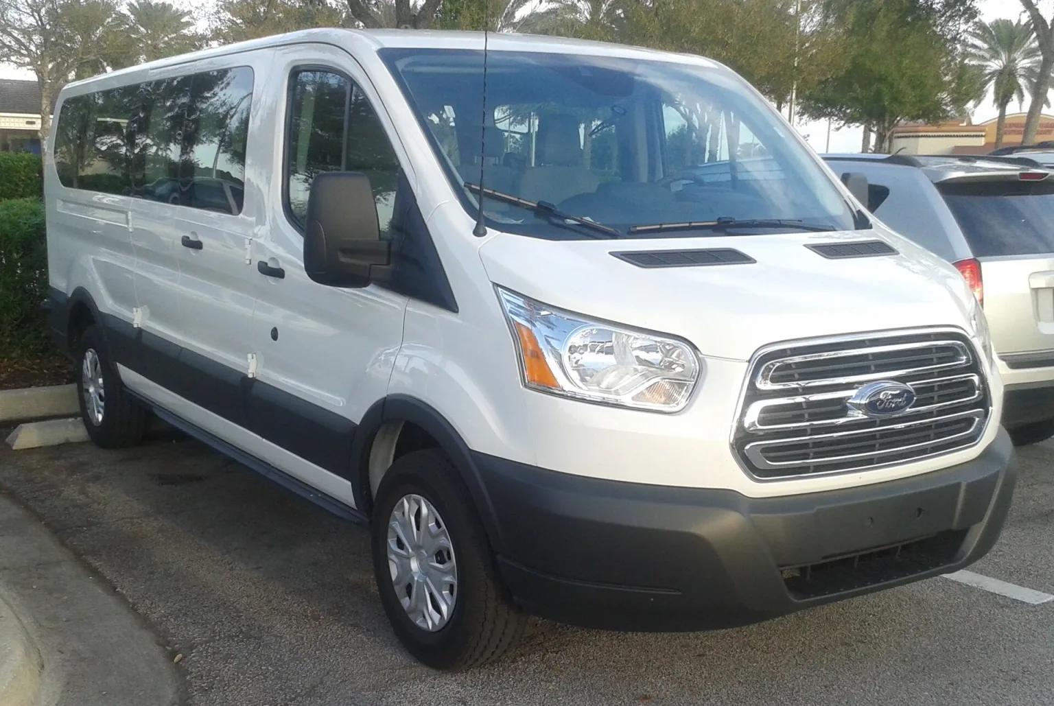 2015 Ford Transit van, front view