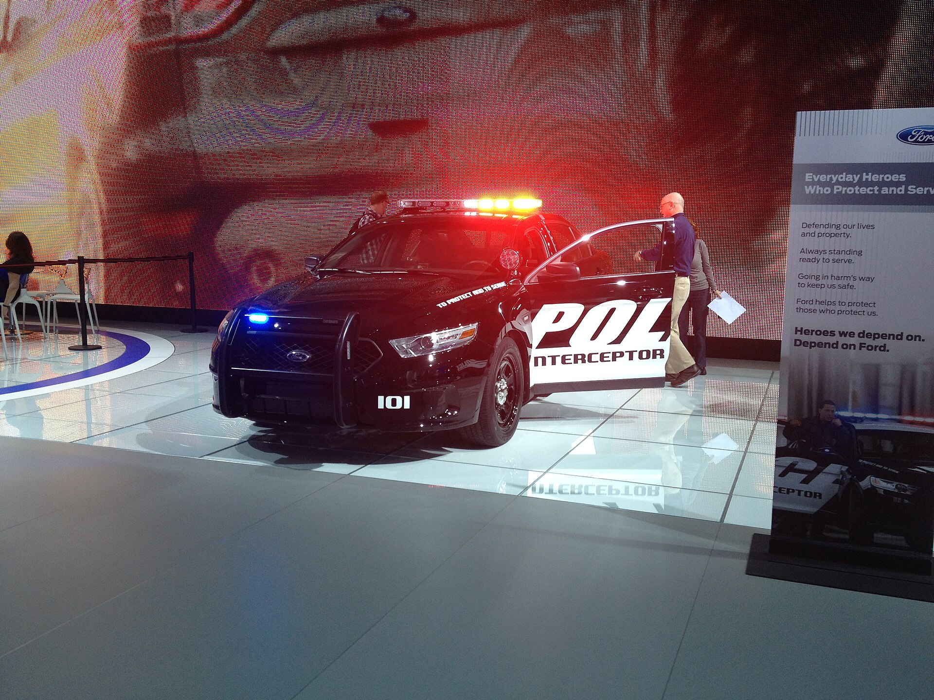 2013 Ford Police Interceptor sedan