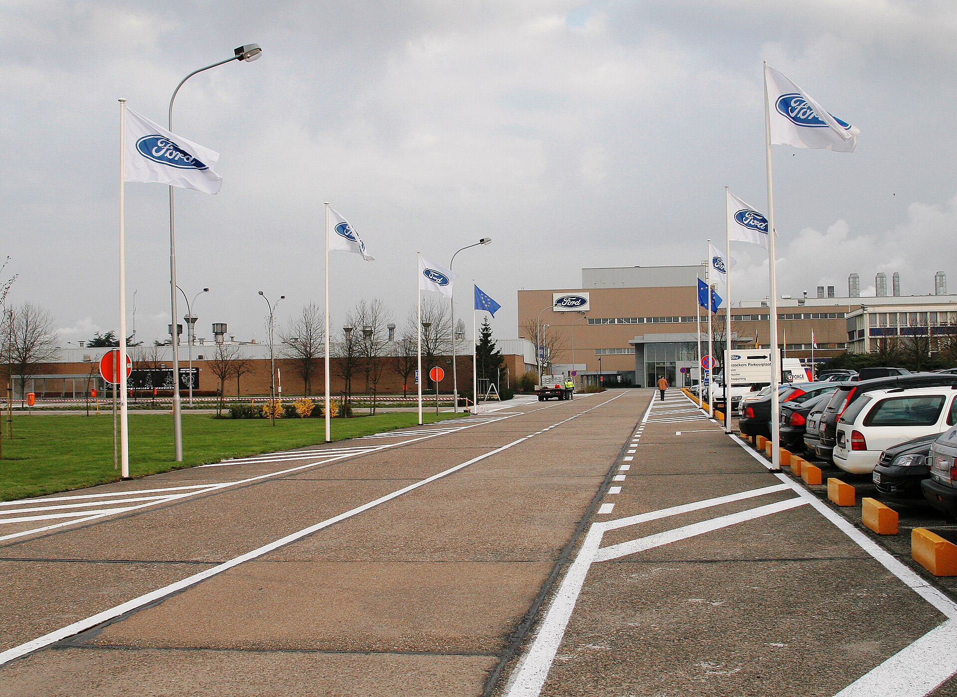 Ford Genk assembly plant in Belgium, photographed in 2012.
