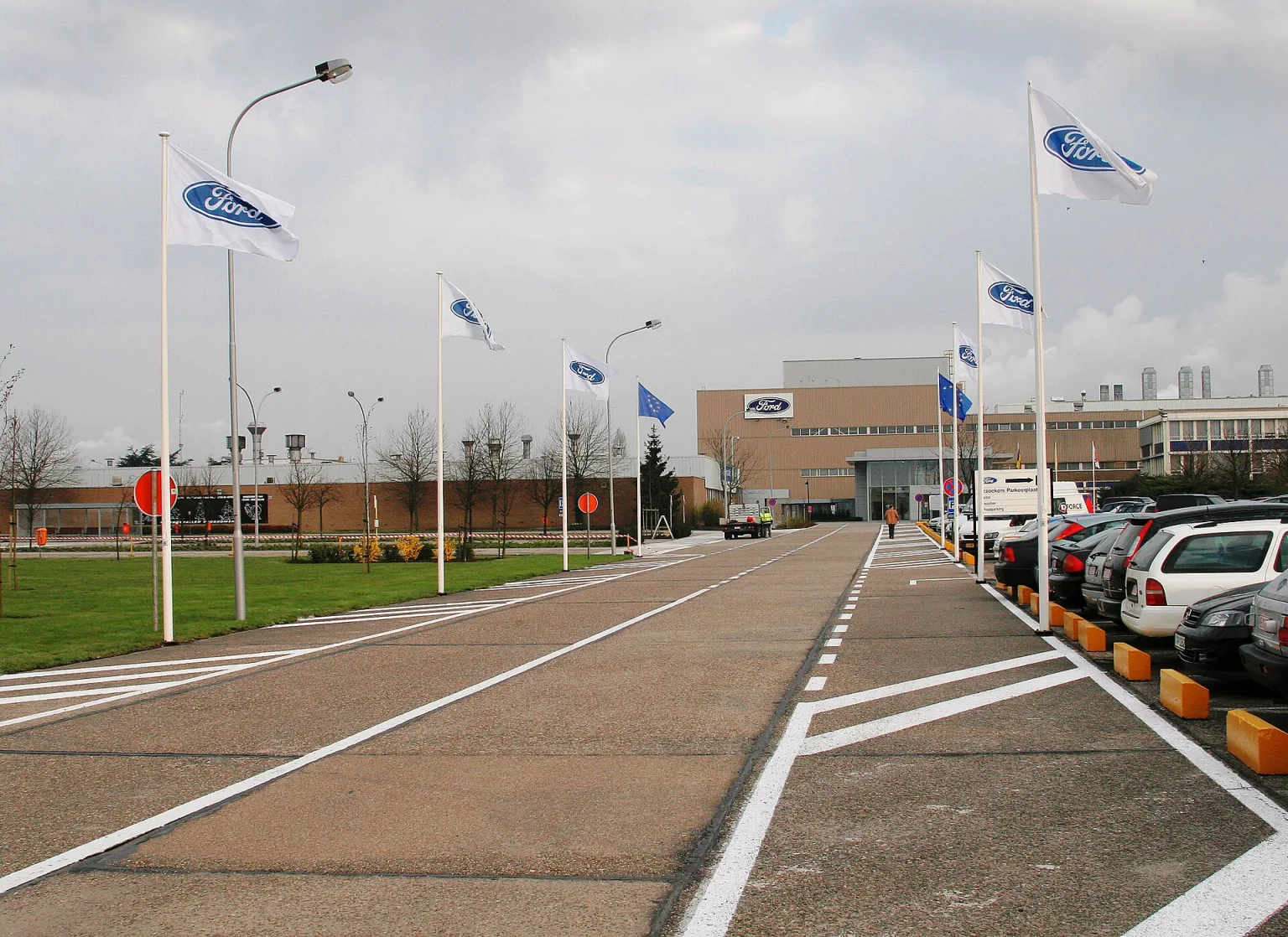 Ford Genk assembly plant in Belgium, photographed in 2012.