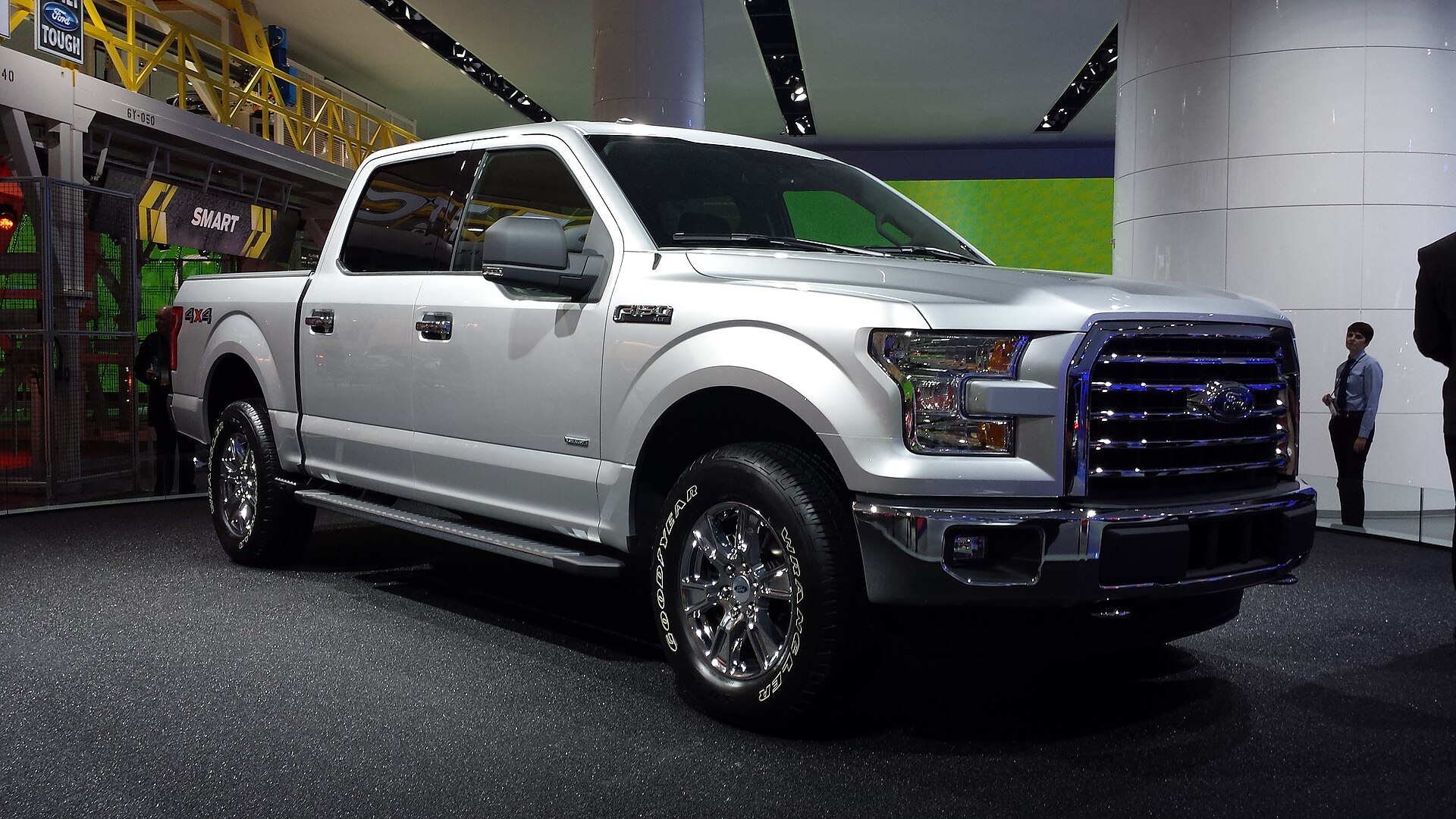 2015 Ford F-150 at its debut event