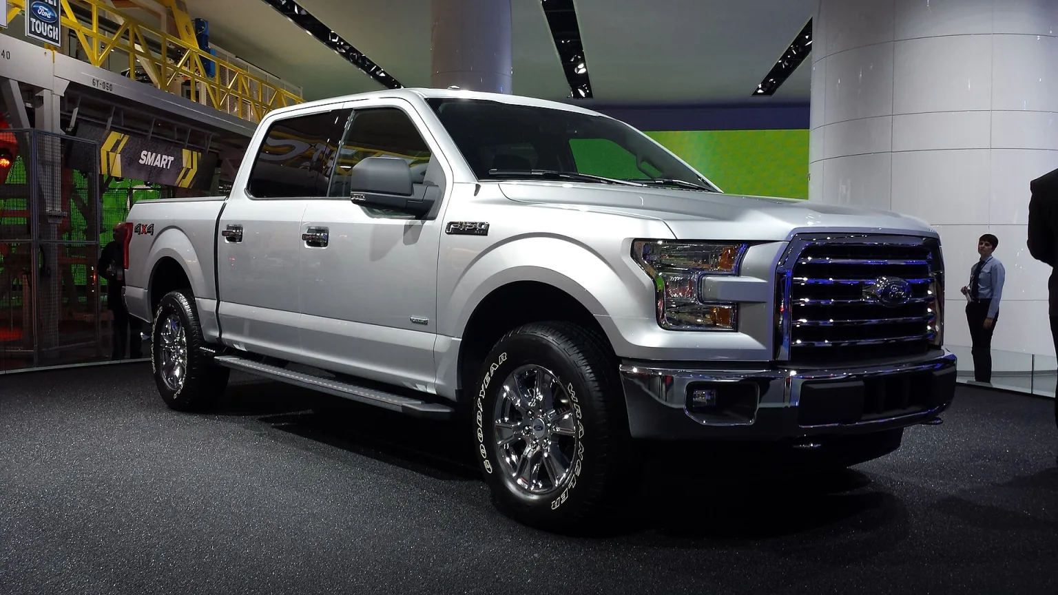 2015 Ford F-150 at its debut event