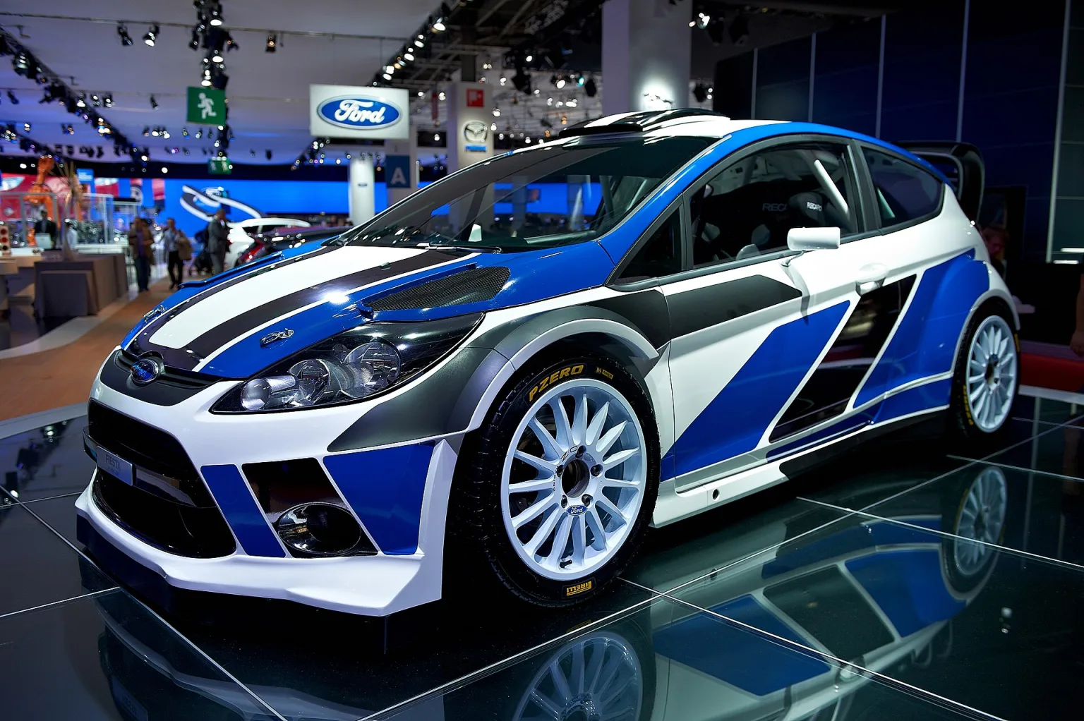 Ford Fiesta RS WRC, the works Ford WRC car in 2012.