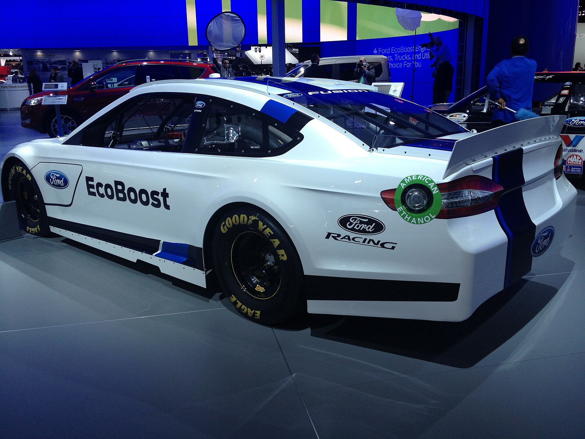 2013 Ford Fusion NASCAR Sprint Cup Car at Charlotte Motor Speedway