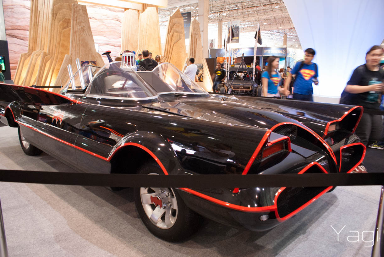 1966 Batmobile at Comic Con Experience, matching Barris's iconic design.
