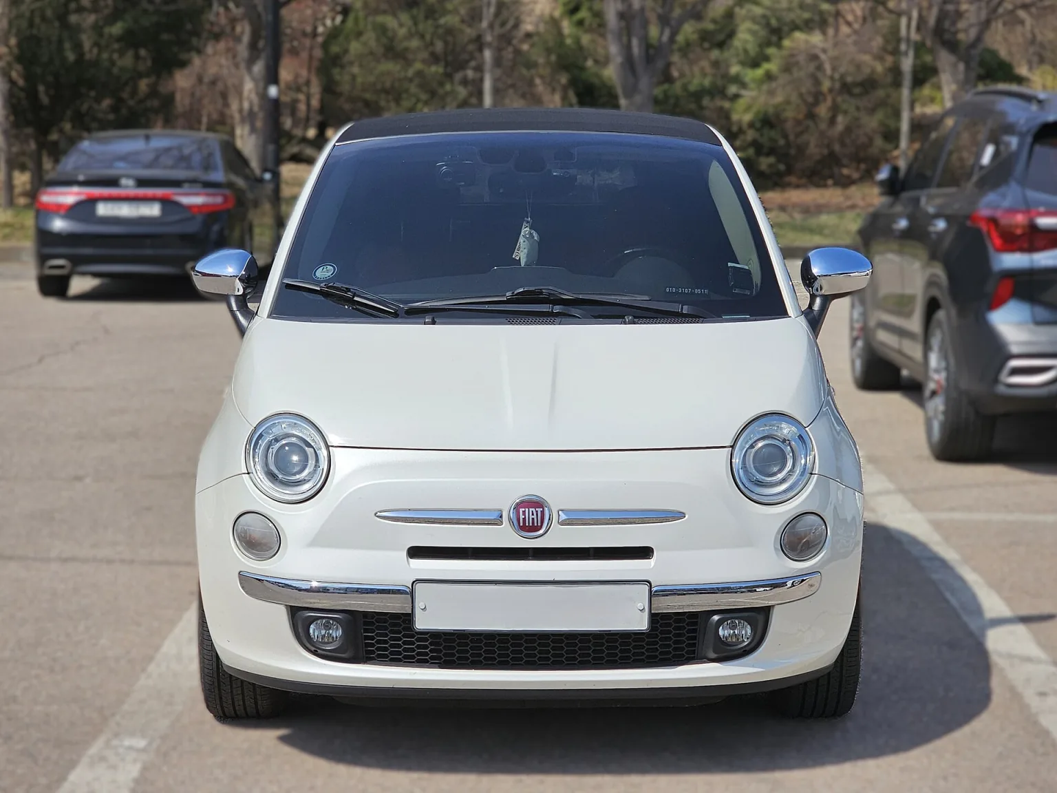 Fiat 500C Type 312 Bianco convertible