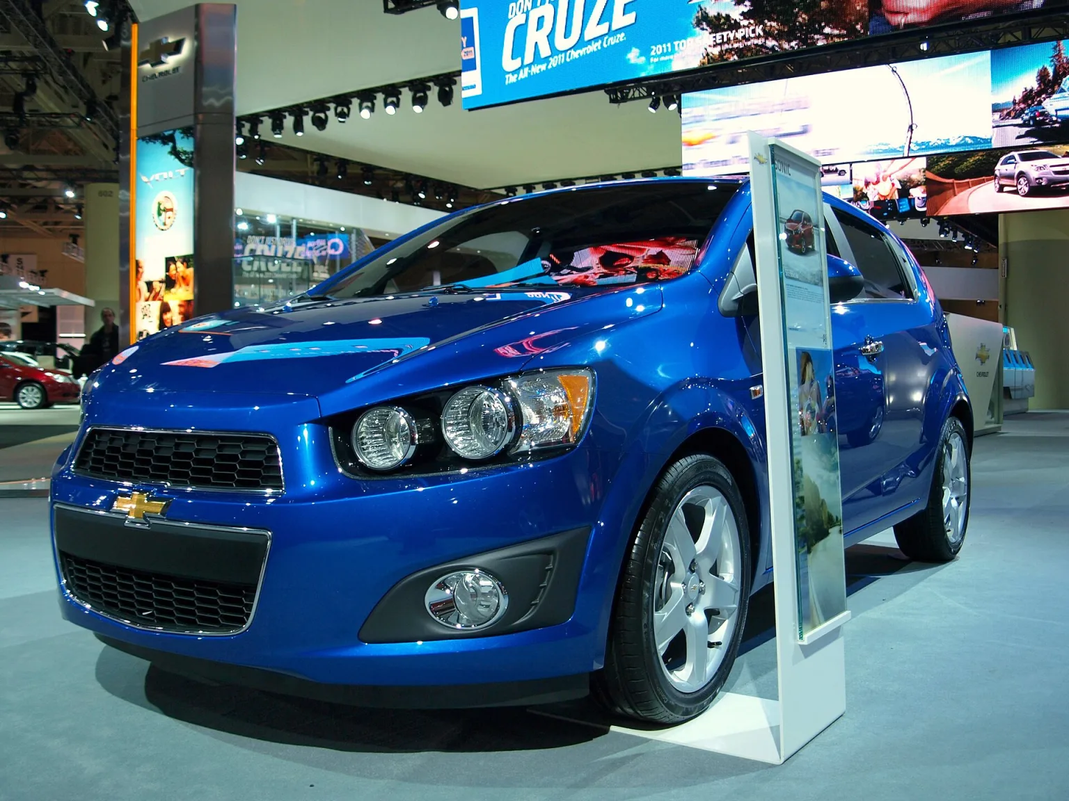 2012 Chevrolet Sonic photographed in 2012.