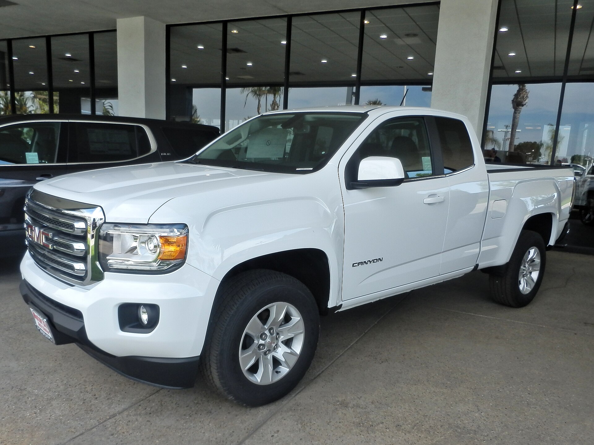 GMC Canyon, likely from the correct generation for the 2015 Nightfall Edition.
