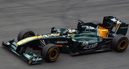 Lotus F1 car at 2011 Barcelona test