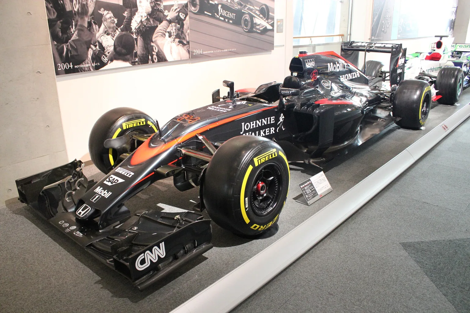 McLaren MP4-30, Honda-powered F1 car from the turbo hybrid era.
