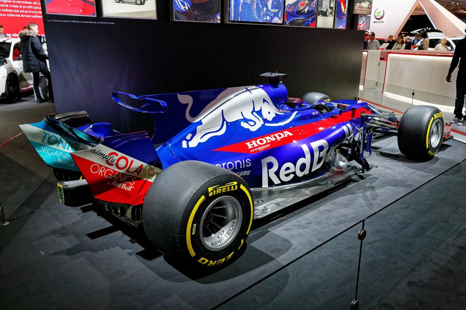 Honda RA618H Formula 1 engine on display in 2018.