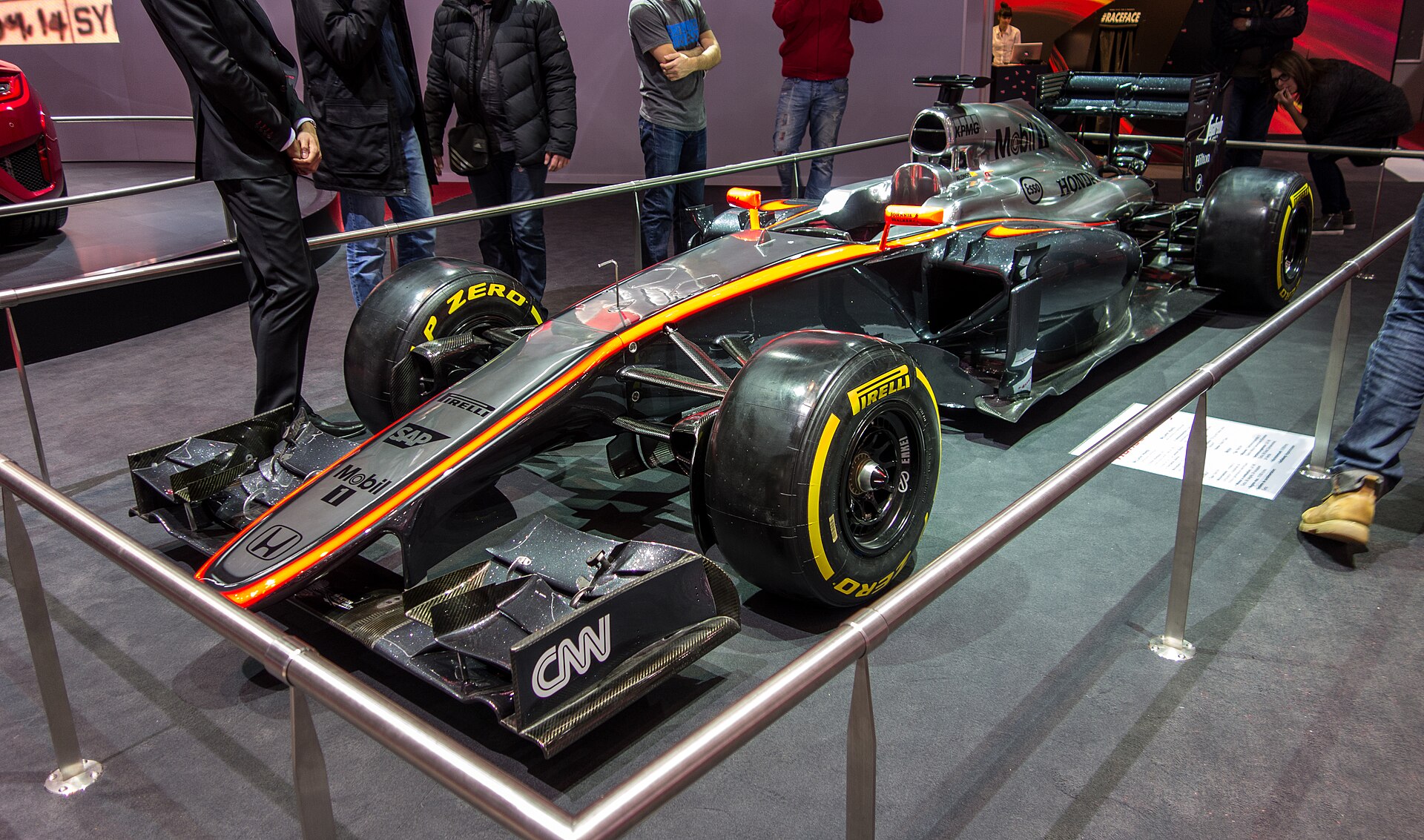 McLaren MP4-30 Formula One car from the 2015 season.