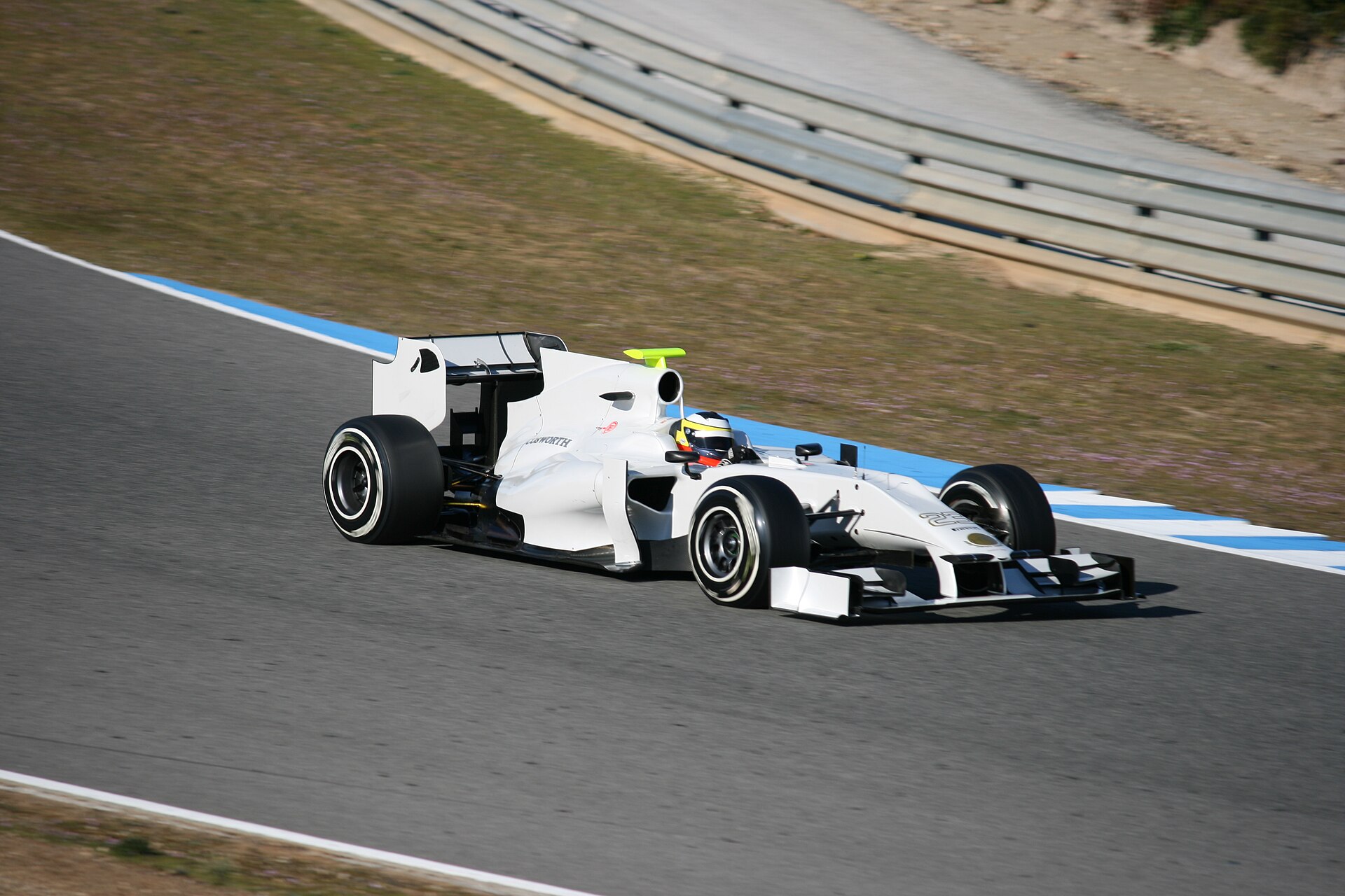 HRT Formula 1 car during 2012 Jerez testing