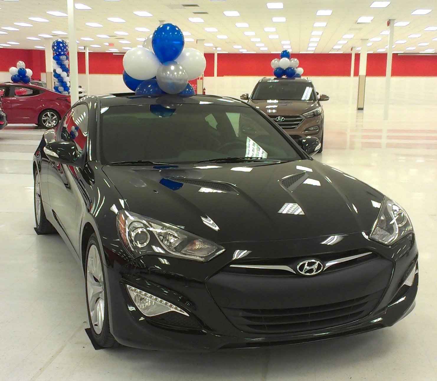 2016 Hyundai Genesis Coupe in a parking lot