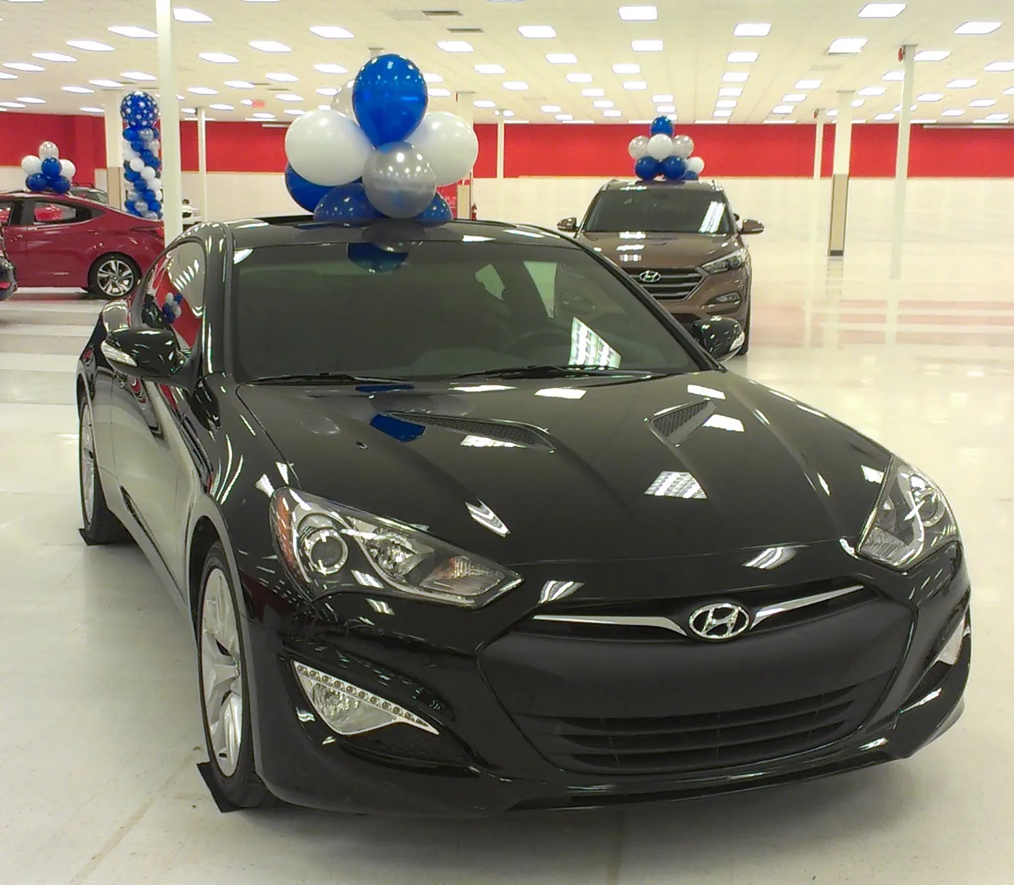 2016 Hyundai Genesis Coupe in a parking lot