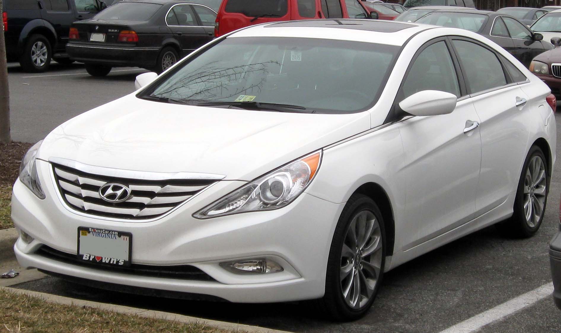 2011 Hyundai Sonata photographed in January 2011.
