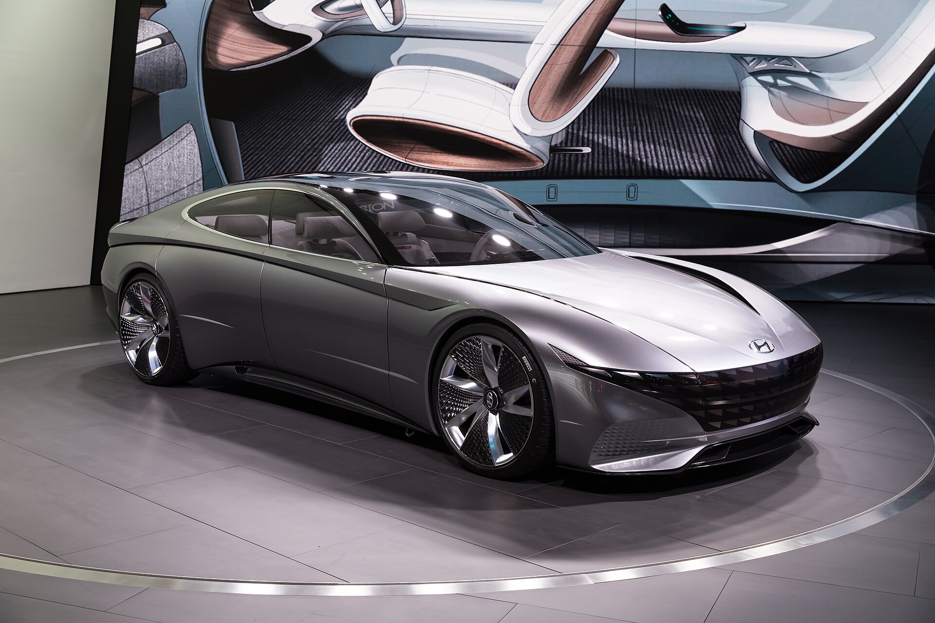 Hyundai Le Fil Rouge concept at the 2018 Geneva Motor Show