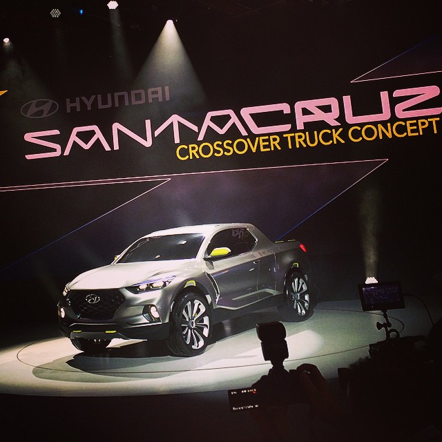 Hyundai Santa Cruz Crossover Truck Concept at NAIAS 2015