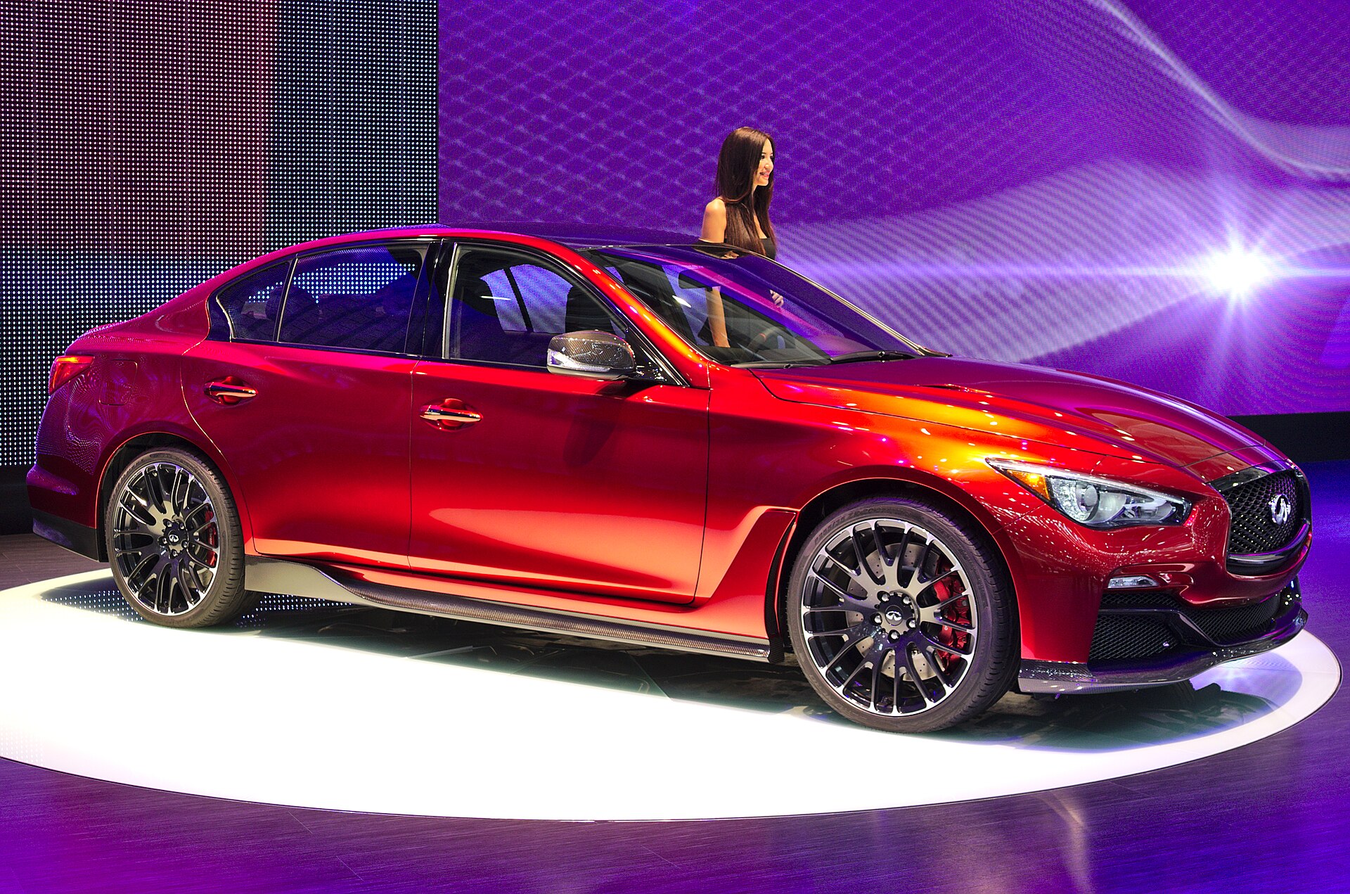 Infiniti Q50 Eau Rouge Concept at the 2014 Geneva Motor Show