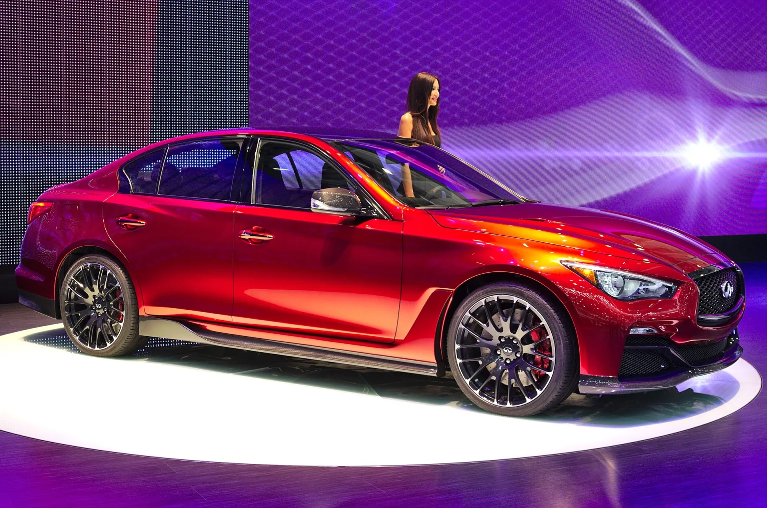 Infiniti Q50 Eau Rouge Concept at the 2014 Geneva Motor Show