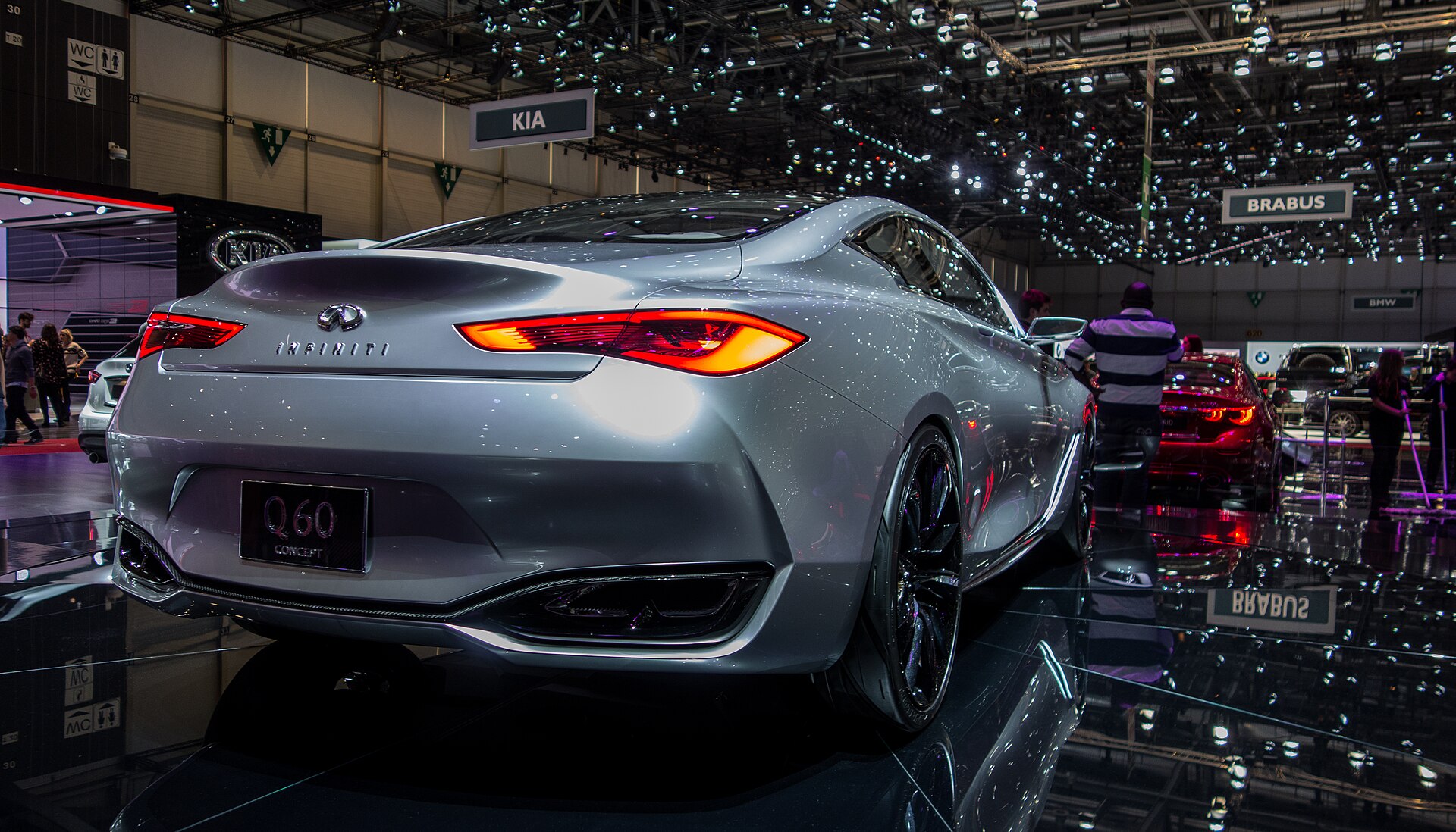 Infiniti Q60 Concept at the 2015 Geneva Motor Show