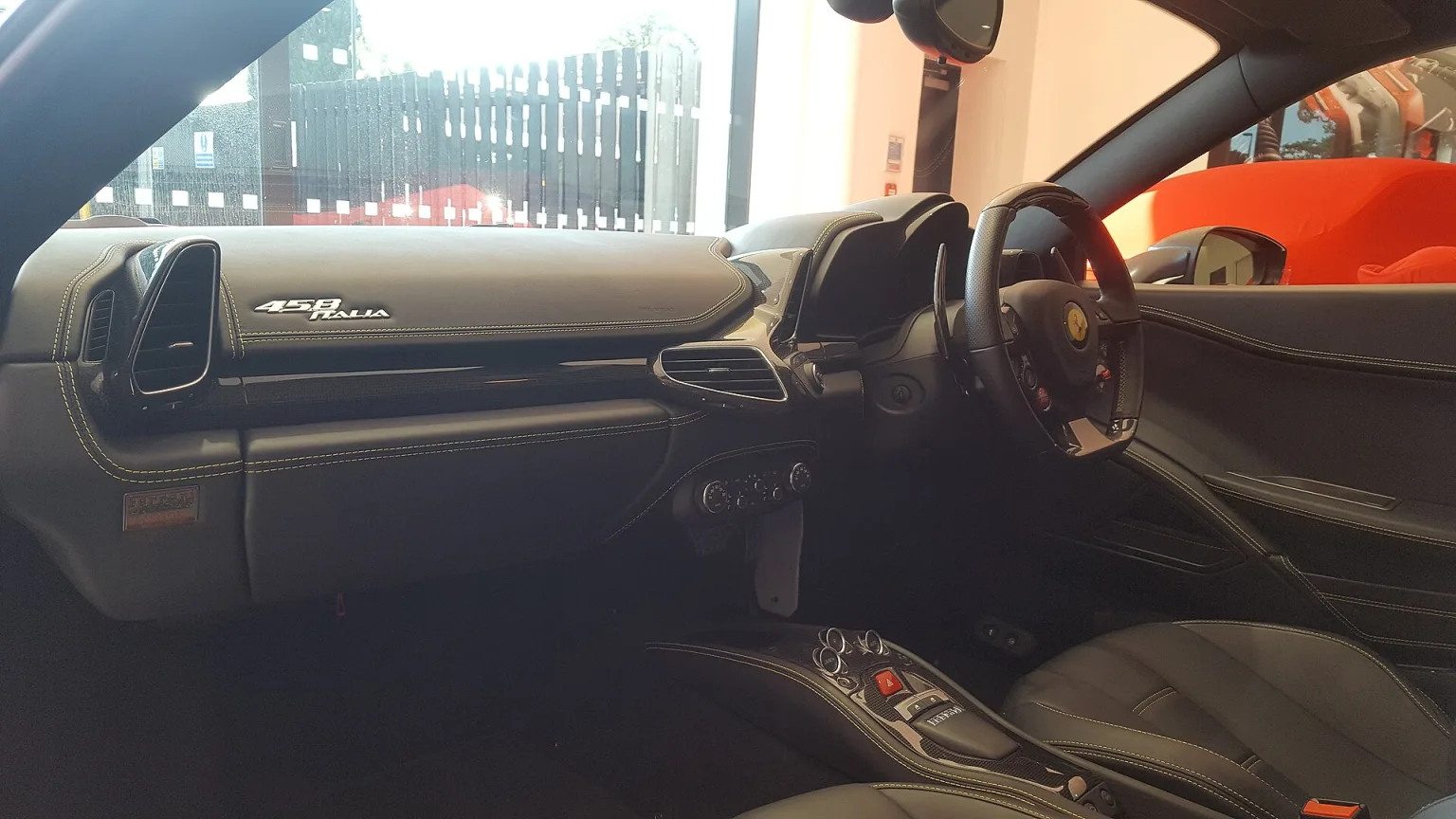 2011 Ferrari 458 Italia interior view