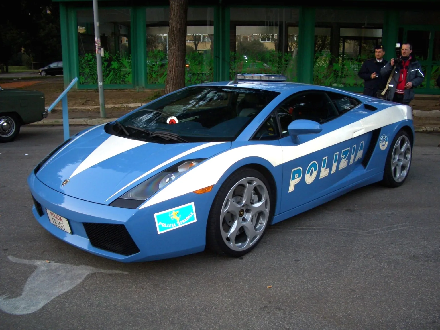 Lamborghini Gallardo in Italian police livery