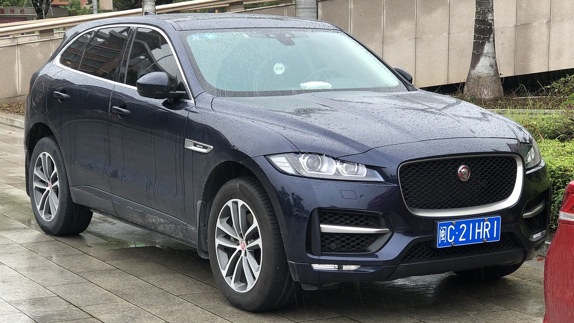 Jaguar F-Pace SUV photographed in Shishi, 2022